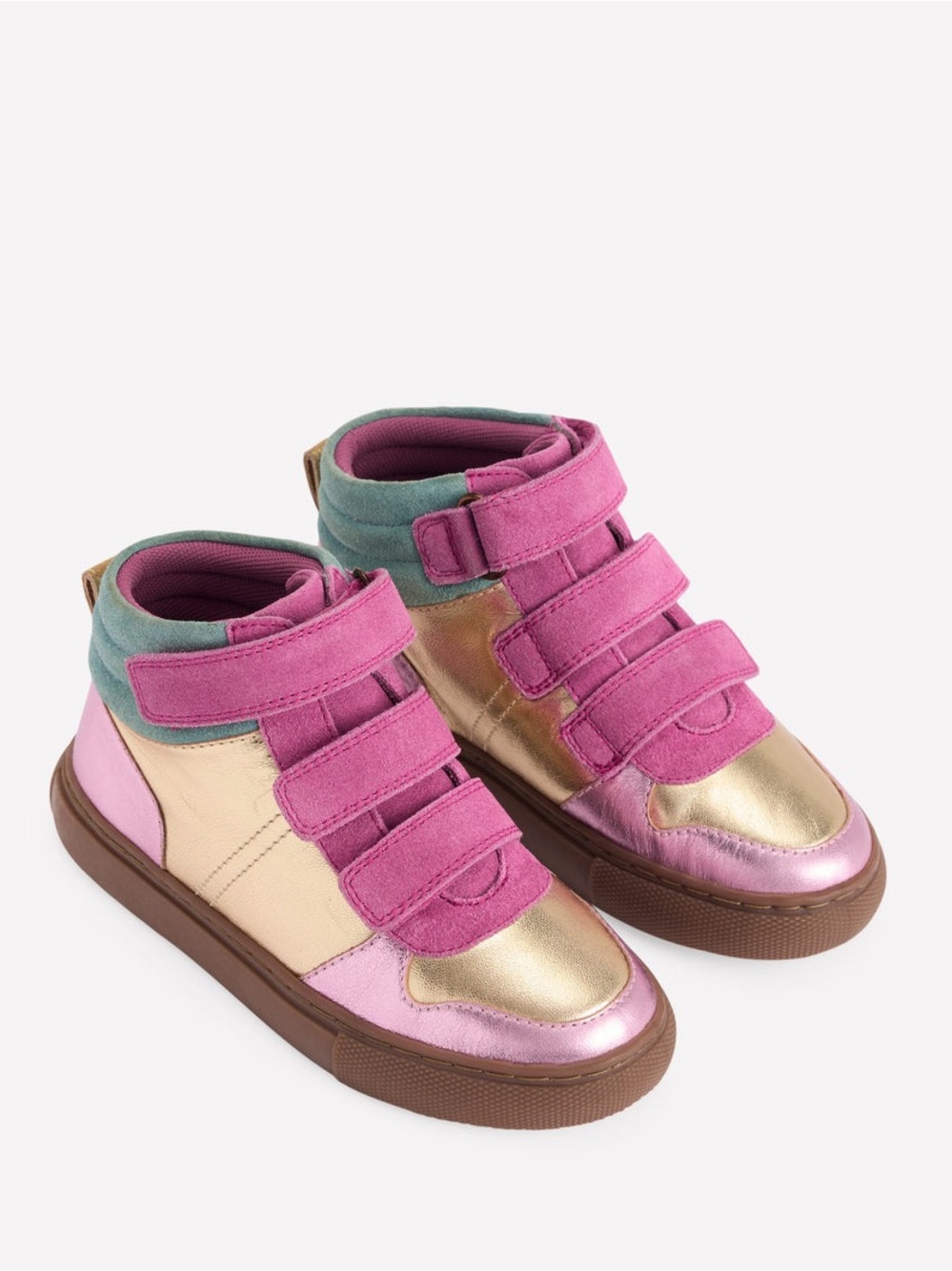 Mini Boden Metallic High top sneakers